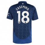 Günstige Fußballtrikots Manchester United Casemiro 18 Auswärtstrikot 2024-25 Kurzarm